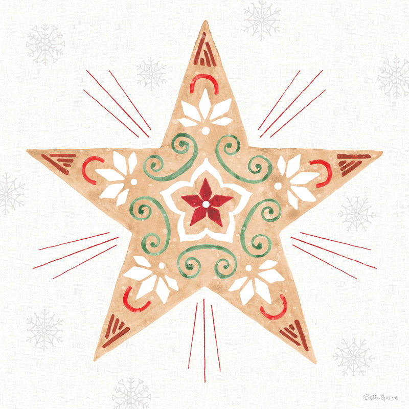 Charme de Noël X, H 12 po x l 12 po
