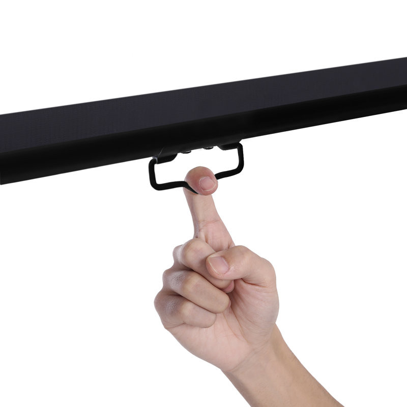 Inbox Zero Outdoor Manual Projector Screen Projector Screen, 87cm H x 122cm W x 0.04cm D