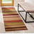 Basler Kilim Hand Woven Wool/Cotton Striped Rug in Brown/Green/Beige-9837146