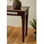120cm Solid Wood Top Console Table