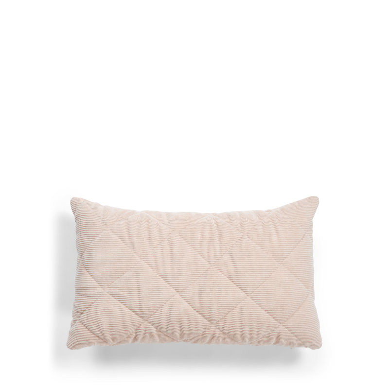 Billie Geometric Rectangular Cushion, Meringue