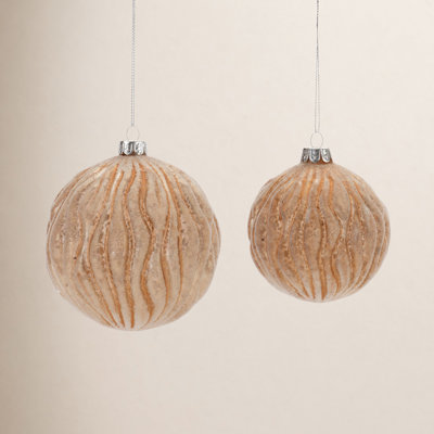 4" Glass Bauble