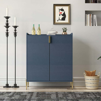 2 Doors Home Bar Cabinet,Versatile Kitchen And Living Room Furniture by George Oliver