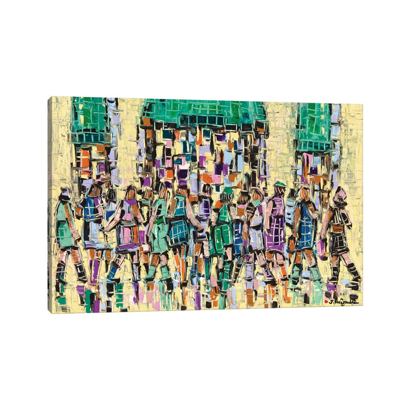 Market Street by Joachim Mcmillan - Wrapped Canvas Print, 45.72cm H x 66.04cm W x 1.905cm D