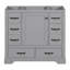Armoire de salle de bain avec tablette réglable et six tiroirs-577715759
