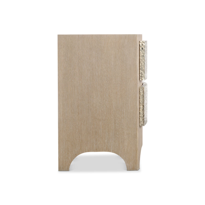 Konstance 2 - Drawer Solid Wood Nightstand