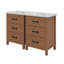 Bathroom Vanity Set With Ceramic Basin Sink , Modern Bathroom Storage Cabinet With Drawers