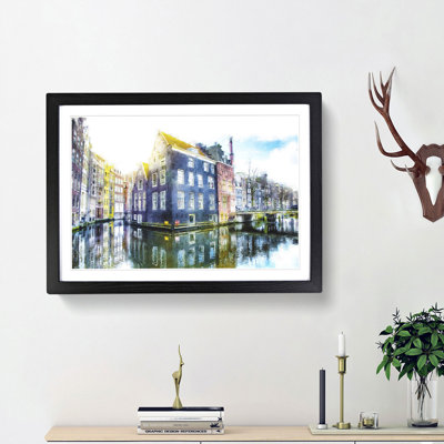Reflections of Amsterdam - Framed Print
