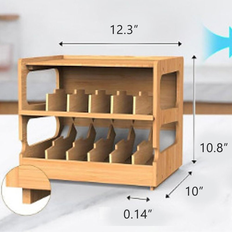 Can Organizer For Pantry 2 Tier Stackable