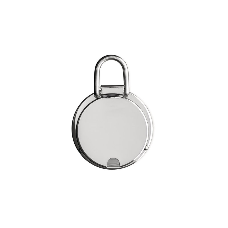 Silver and Glass Parmesan Cheese Cellar with Flip Top Lid