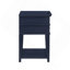Carmona Midnight Blue 2-Drawer Tray Top Nightstand-127371365