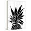 « black ananas », reproduction de peinture à l’acrylique sur bois blanc-22678472
