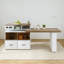 Îlot de cuisine mobile avec plateau de table rétractable-60109956