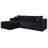 Boneless 93'' Modular Sectional Sofa, Cloud Sectional Couch With Deep Seat, Modern Modular L-shape Sofa Couch With Chaise,upholstered Couches For Living Room Bedroom,no Assembly-283745397-283745402