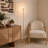 CORE 50.4"H Gold LED Touch Dimmable Modern Floor Lamp