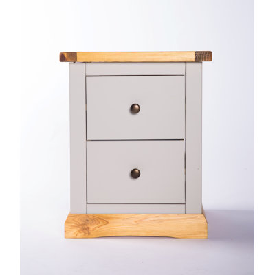 Emmert 45cm W Plywood / Laminate Board Bedside Table