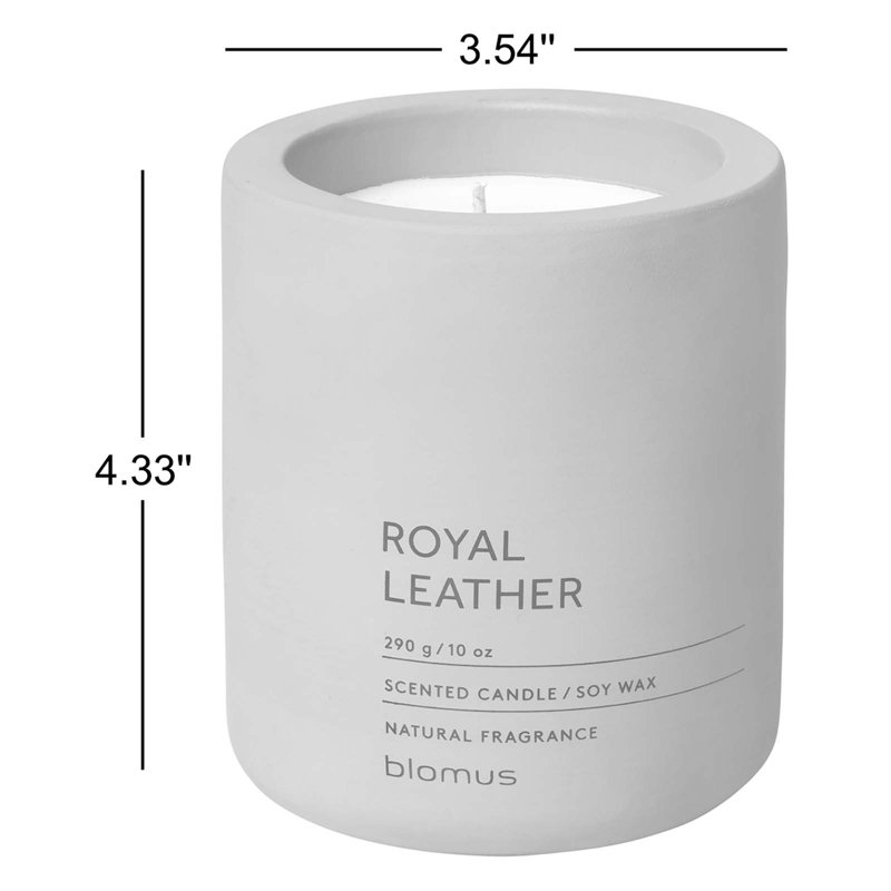Royal Leather Scented Jar Candle, Small