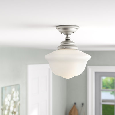 Belgrave Falls Glass Semi Flush Mount