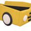 Lit plateforme de course simple en forme de voiture avec roulettes Alexjandro-1248173445