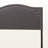 Montserrad Dark Grey Curved Shape Queen Nail Head Trim Headboard, 25.63" H X 60.71" W X 2.23" D-2040109357-2040109359