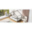 Lit plateforme simple en métal-865431408