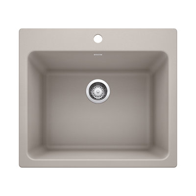 Liven SILGRANIT 25" L x 22" W Drop-In/Undermount Laundry Sink