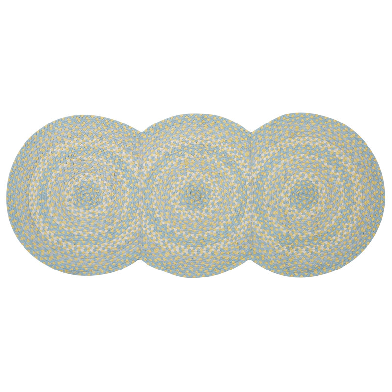 Skrolan Cotton Geometric Indoor Rug, Runner 2'6" x 6'