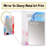 Blue an pink paint storm V - Liquid Ink Large Wall Mirror, Modern Unique Mirror, Printed Metal Art-802353764
