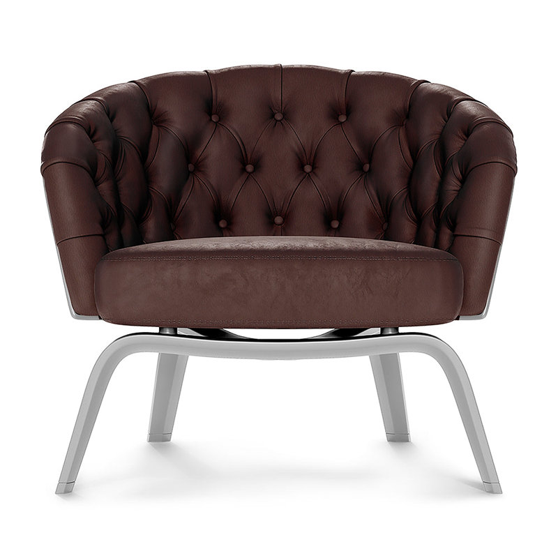 Tissu en similicuir Spradling Nuance par The Yard, Merlot