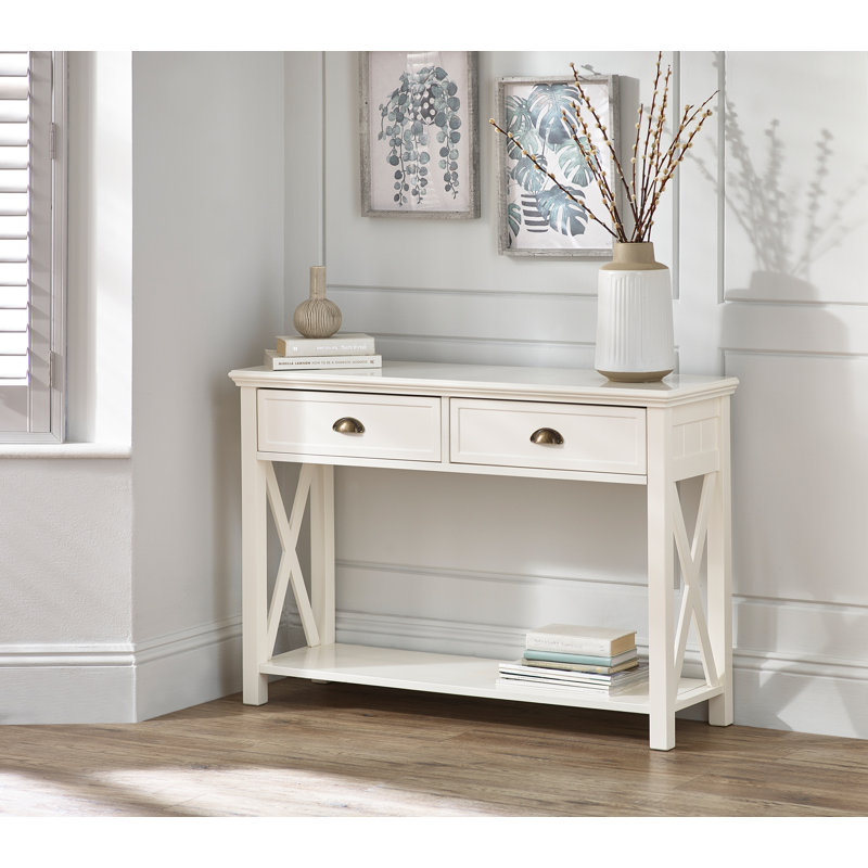 Ladd 110cm Solid Wood Console Table
