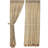 Abilene Star 100% Cotton Solid Color Room Darkening Rod Pocket Curtain Panels-1605794400