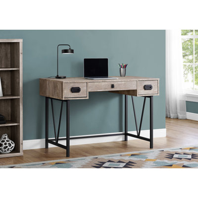 Bureau d'ordinateur, bureau personnel, ordinateur portable, tiroirs de rangement, L 48 po