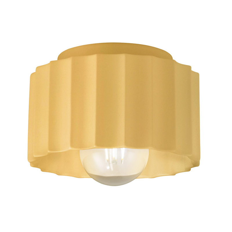 Plafonnier encastré 1 lumière Colgate, Noir lustré, H 5 po x l 8 po x P 8 po