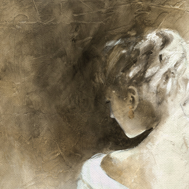 " A Quiet Refrain II Soft " by Carol Robinson, 28" H x 22" W x 1.5" D