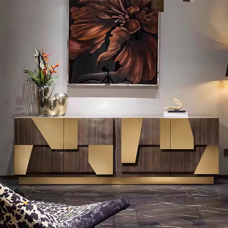 Buffet haut de gamme pour la maison, Brun