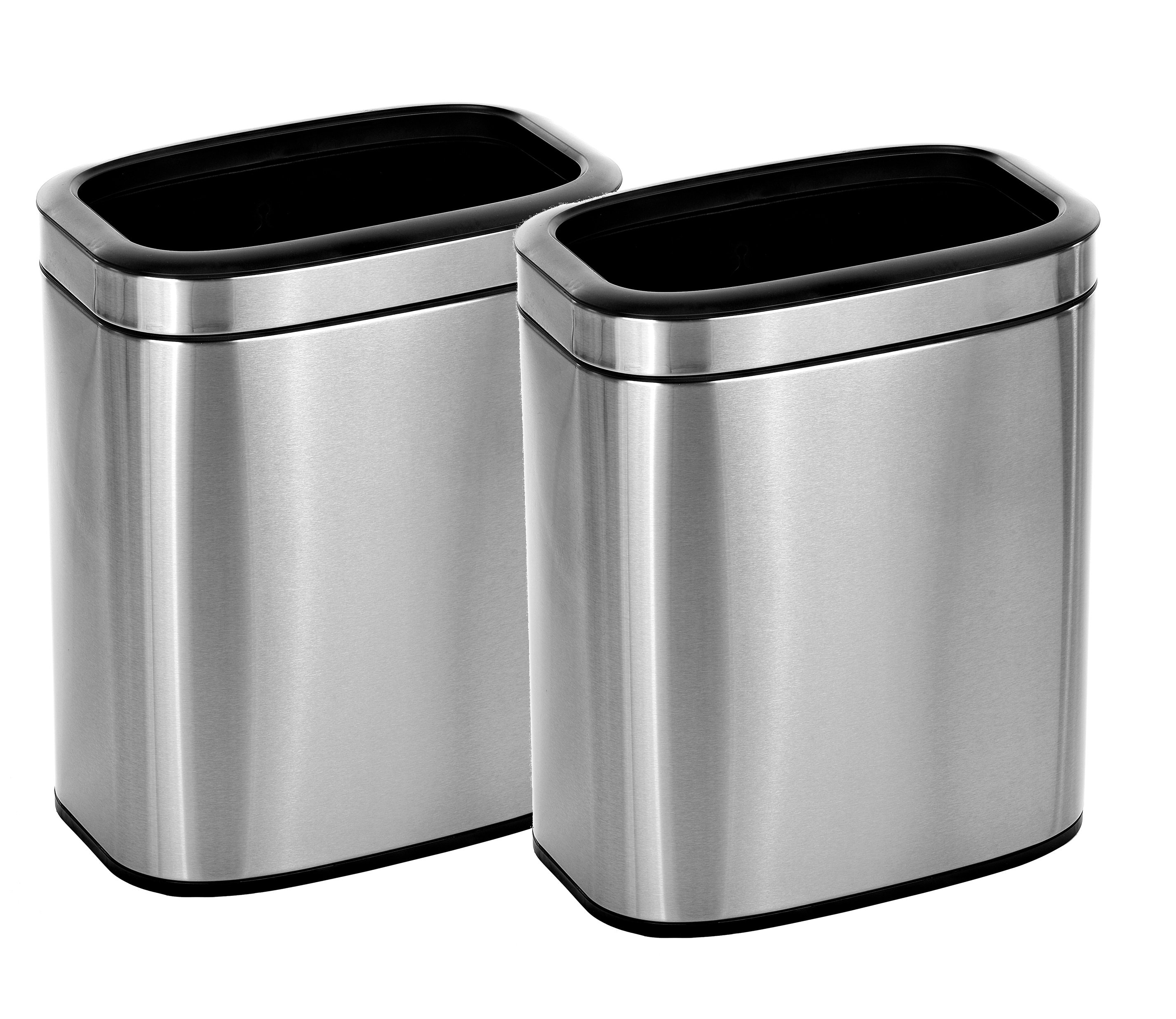 Stainless Steel Open Trash Can