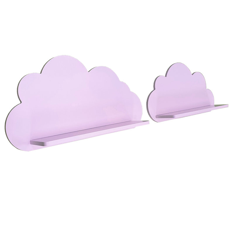 Sherman 2 Piece Floating Shelf, Pink