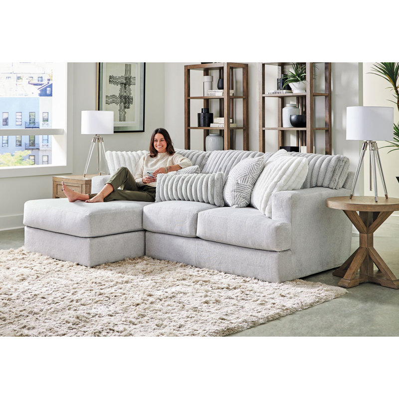 Zyyon Fabric Sectional, Left Hand Facing