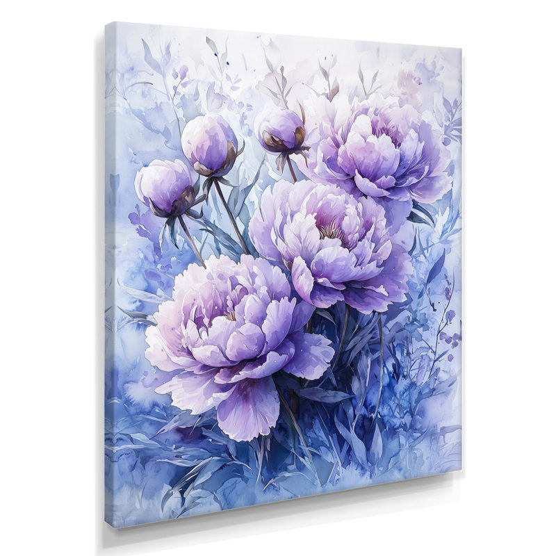 Irene - Floral Canvas Prints, H 44 po x l 34 po, Toile tendue, Ne s’applique pas