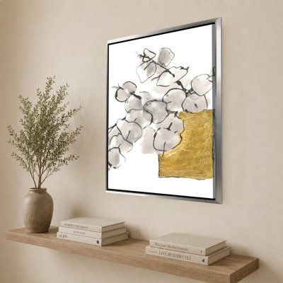 «Delicate Gilded Vase IV» par Chris Paschke - impression sur toile