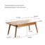 Table basse à plateau en bois massif-608772700