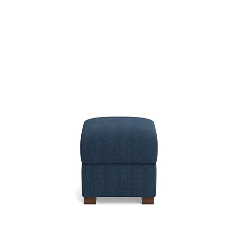 Catalina Ottoman, Performance Weave - Navy