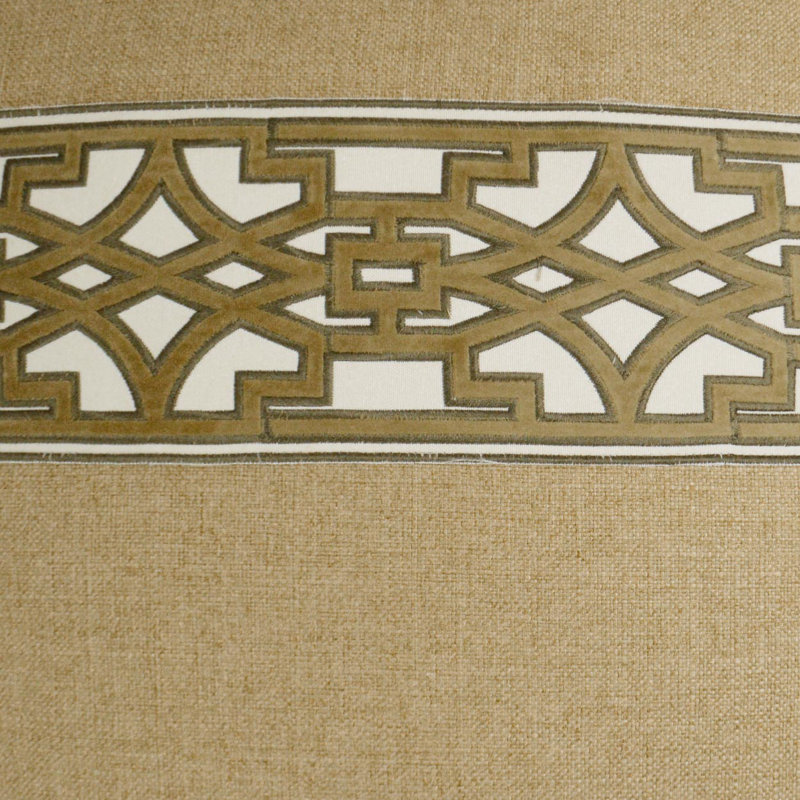 Lyon Pillow Cover & Insert, Saffron, Rectangle 14"H x 24"W