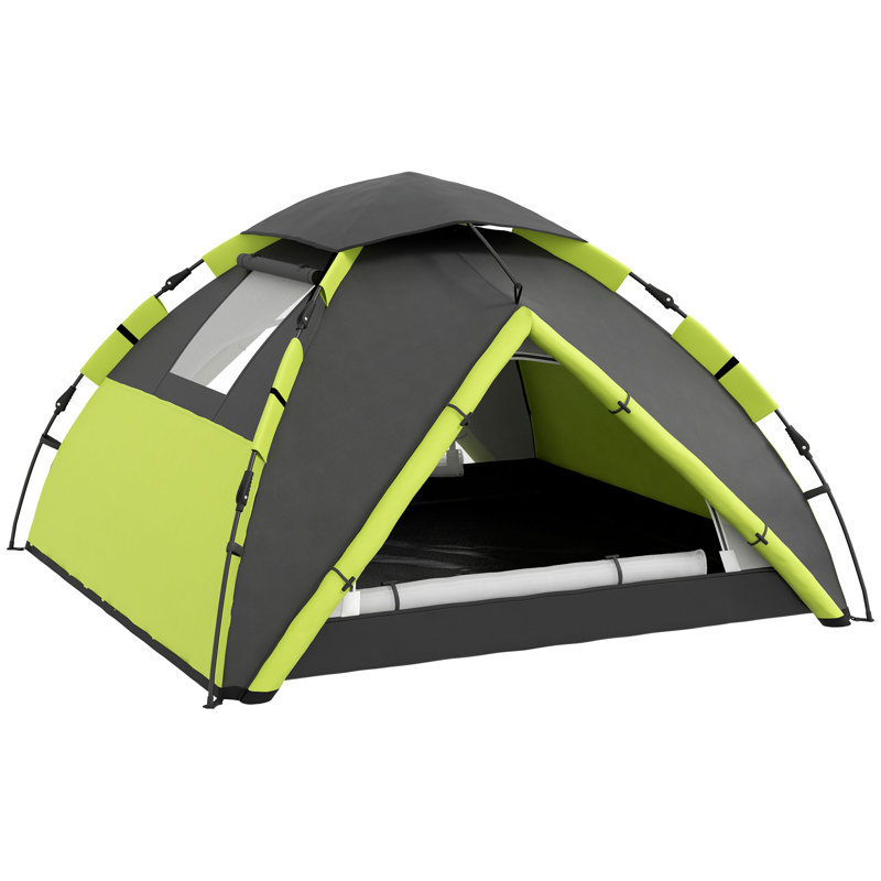 4 Person Tent, Green/Black