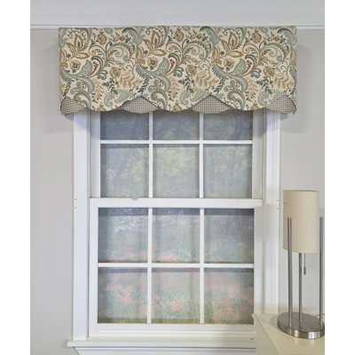 Findlay Paisley Lani Petticoat 50" Wide Window Valance