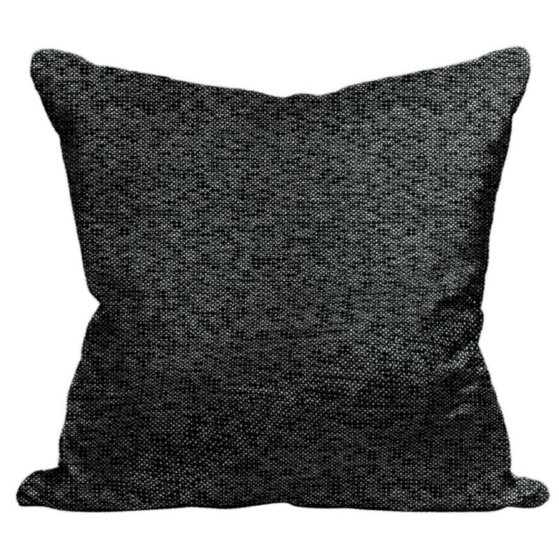 Dorset Coast Wool Square Pillow Cover & Insert, Salt/Pepper