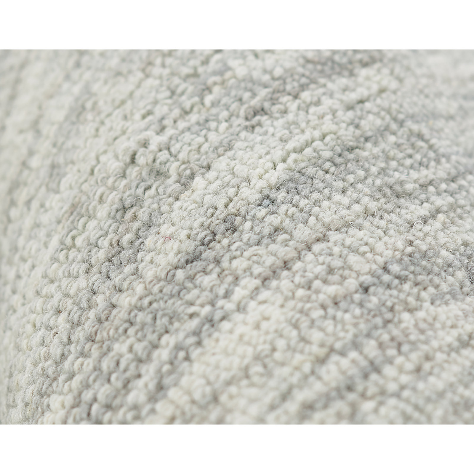 Chadwick Light Gray Sand Hand-Tufted Wool Rug, Rectangle 2' x 3'