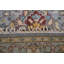Tapis bleu traditionnel octogonal 6 x 6