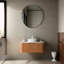 Meuble-lavabo mural 36 po avec lavabo en céramique, armoire de rangement pré-assemblée, comptoir en marbre artificiel blanc, robinet non inclus-750231914