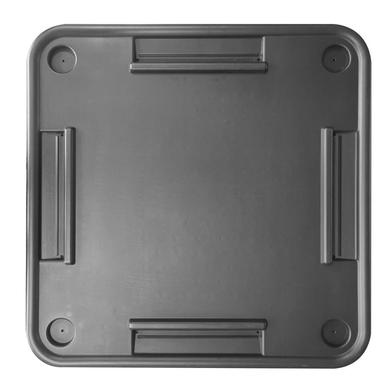 Bene Casa 38" Black Foldable Domino and Game Table